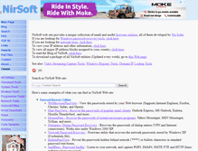 Tablet Screenshot of nirsoft.net