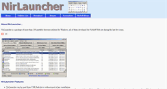 Desktop Screenshot of launcher.nirsoft.net